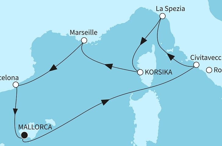 Impression zu Mein Schiff Wochenendangebot - Mein Schiff 1 - Höhepunkte des Westlichen Mittelmeers