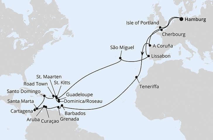 Impression zu AIDA Fernreisen Special - Große Winterpause Karibik mit Kolumbien