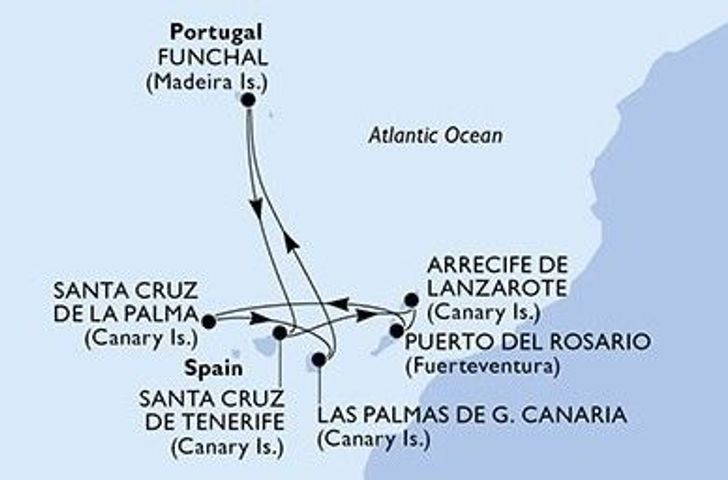 Impression zu Winter 25/26 Besttarif - MSC Musica - Inselzauber der Kanaren