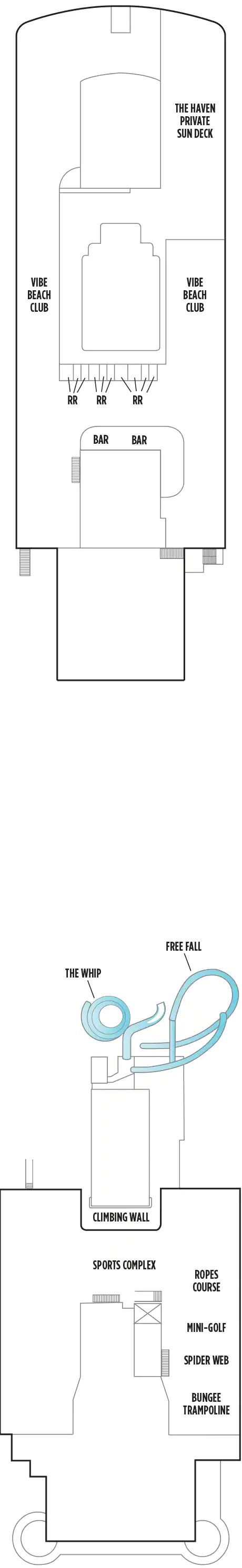 Norwegian Getaway - Norwegian Cruise Line - Deck 17 (Deck 17)