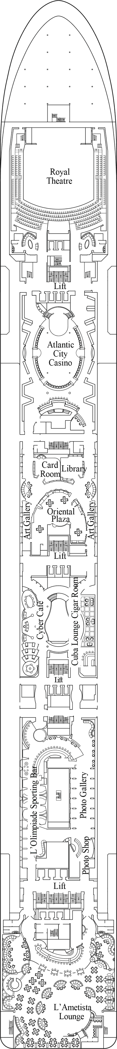 MSC Magnifica - MSC Cruises - Deck 7 (Amalfi)