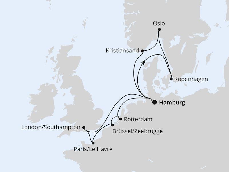 Metropolen & Skandinavien ab Hamburg