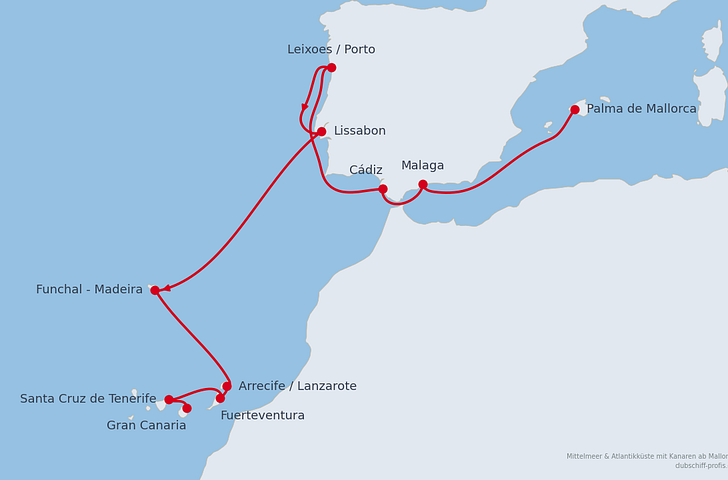 Impression zu AIDA Winter 2027/2028 - AIDAsol - Mittelmeer, Atlantikküste & Kanaren