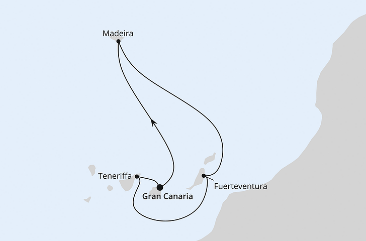 Impression zu AIDA ALL IN Winter 2025/26 Besttarif - AIDAbella - Kanaren & Madeira