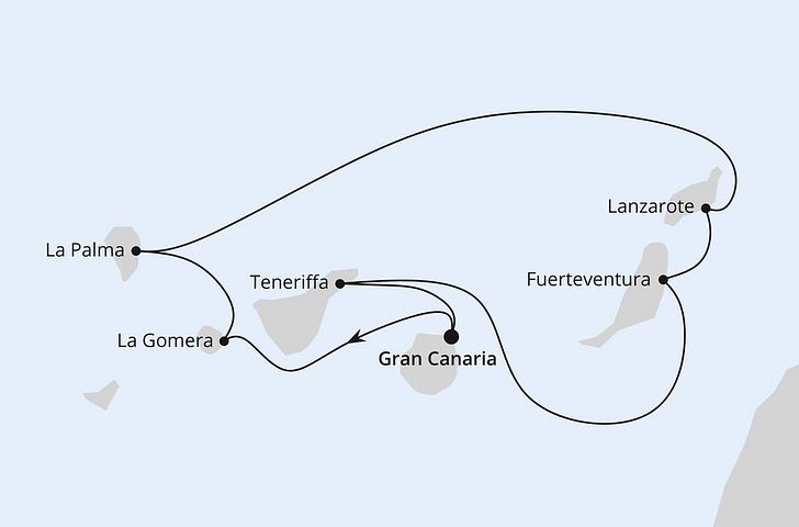 Impressionn zu AIDA Winter inkl. Bordguthaben - AIDAbella oder AIDAluna - Kanaren mit La Gomera