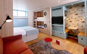 familien-außenkabine mit 3 zusatzbetten kat. g