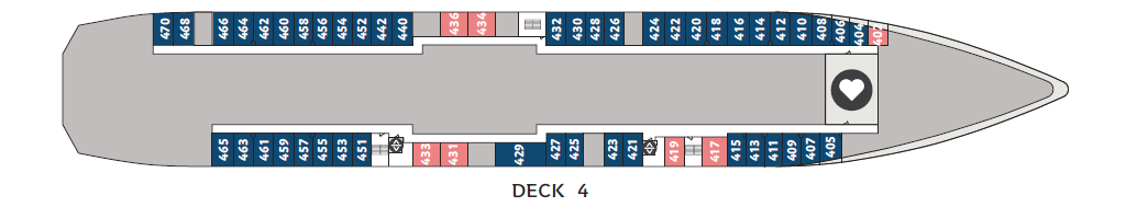 OCEAN ATLANTIC - Ohne Reederei - DECK 4