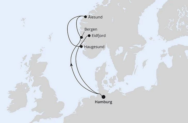 Impression zu Ostern 2027 - AIDAluna - Osterreise nach Norwegen