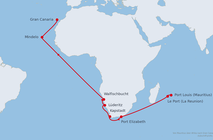 Impression zu Sommer 2027 - AIDAstella - Von Mauritius über Afrika nach Mallorca