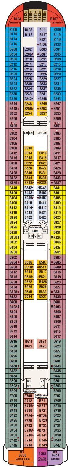 Diamond Princess - Princess Cruises - Deck 11 (Baja)