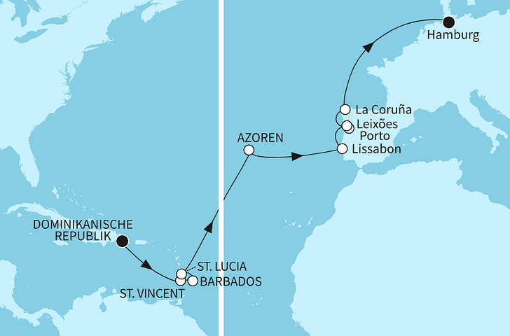 Impressionn zu Suiten Special Winter 2025/26 - Mein Schiff 2 - Von der Karibik nach Hamburg