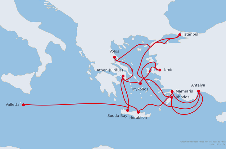 Impression zu AIDA Sommer 2028 - AIDAstella - Große Mittelmeer-Reise mit Istanbul