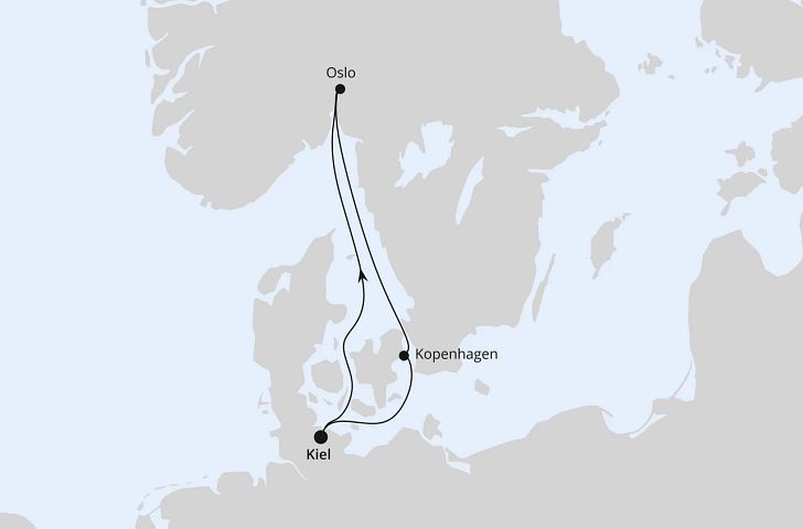 Impressionn zu Herbstferien 2025 - AIDAbella oder AIDAdiva - Kurzreise nach Oslo & Kopenhagen