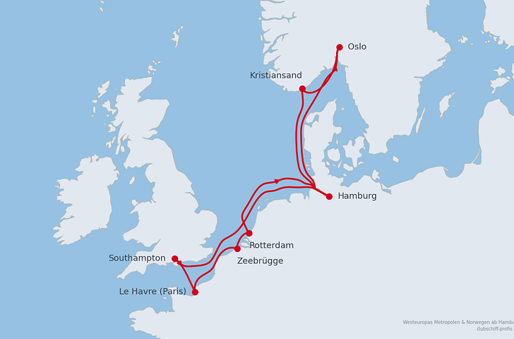 Impression zu AIDA Winter 2027/2028 - AIDAnova - Westeuropas Metropolen & Norwegen