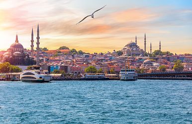 östliches mittelmeer mit istanbul