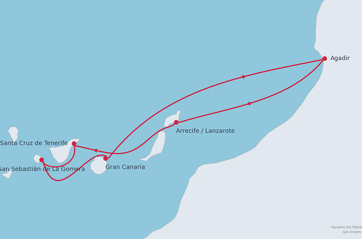 Impression zu Winter 2027/28 - Mein Schiff 7 - Kanaren mit Marokko