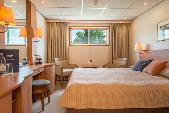 MS RHEIN SYMPHONIE - Nicko Cruises - 2-Bett-Kabine Hauptdeck