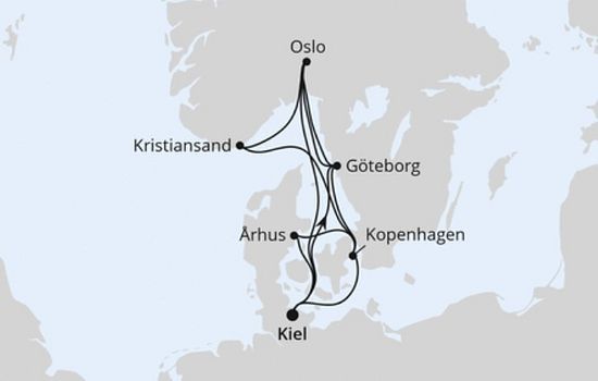 Silvesterreise nach Norwegen & Dänemark ab Kiel 2