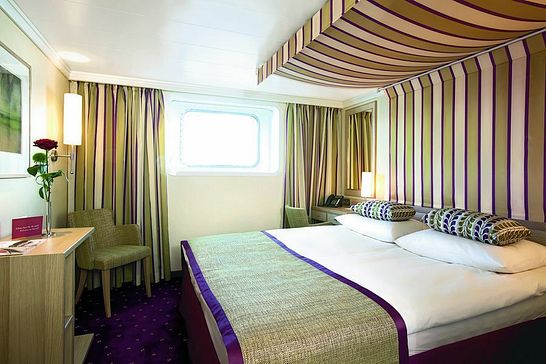 A-ROSA FLORA - A-ROSA - 2-Bett-Außenkabine, Kategorie A (A)