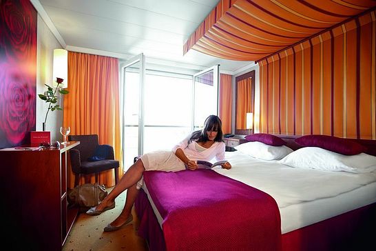 A-ROSA LUNA - A-ROSA - 2-Bett-Außenkabine mit französischem Balkon, Kategorie D (D)