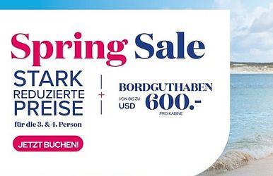 spring sale princess cruises