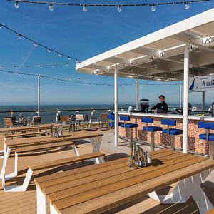 Skyline mit Sao Jorge Lissabon