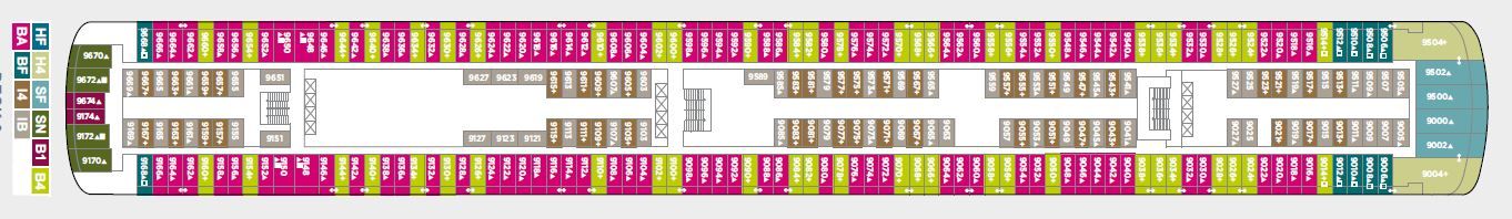 Norwegian Pearl - Norwegian Cruise Line - DECK 9