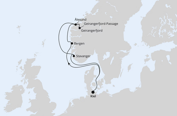 Impression zu AIDA Frühbucher Special - AIDAnova - Norwegens Welterbe