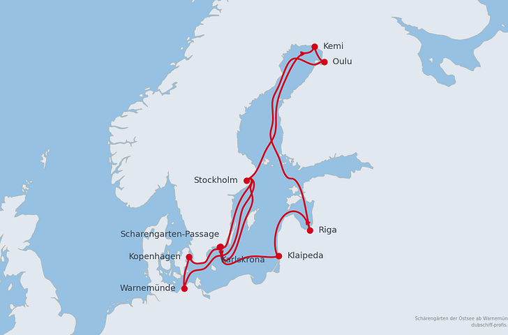 Impression zu AIDA Sommer 2028 - AIDAsol oder AIDAmar - Schärengärten der Ostsee