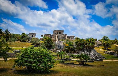 Maya Ruinen in Cozumel, Mexiko