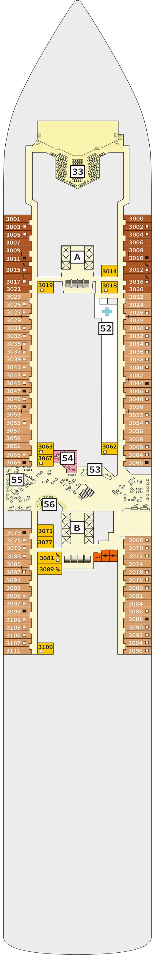 Mein Schiff Relax - TUI Cruises - Deck 3 (Deck 3)