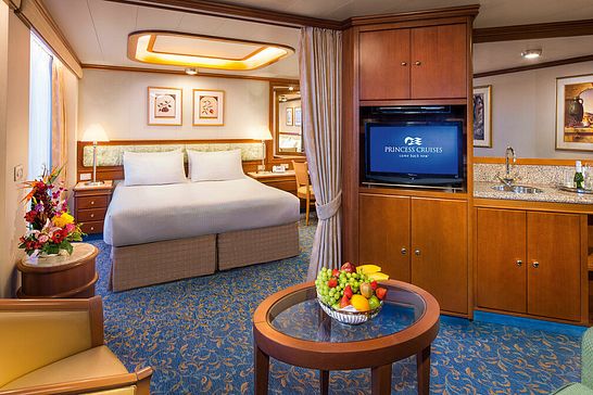 Emerald Princess - Princess Cruises - Family Suite mit Verbindungstüre und Balkon (S8)