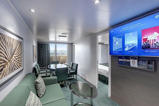 MSC Seashore - MSC Cruises - Grand Suite  mit zwei Schlafzimmern (SD)