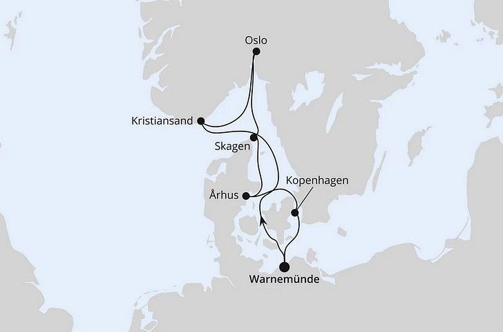 Impression zu AIDA ALL IN Sommer 2026 - AIDAnova oder AIDAmar - Skandinavische Highlights/Städte