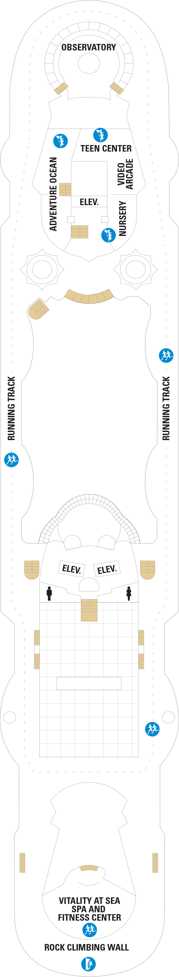 Grandeur of the Seas - Royal Caribbean International - Deck 10 (Deck Ten)