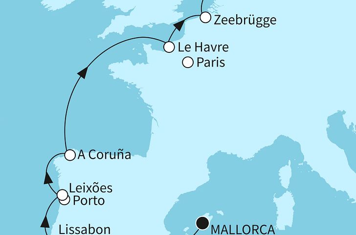 Impression zu Sommer 2027 - Mein Schiff 2 - Europas Westküste