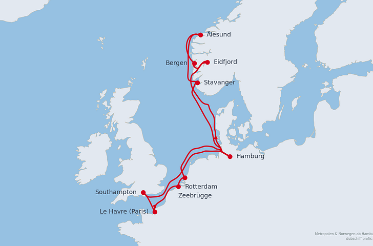 Impression zu AIDA Winter 2027/2028 - AIDAperla - Metropolen & Norwegen ab Hamburg