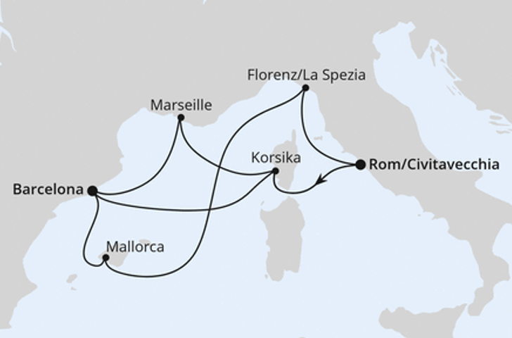 Impression zu AIDA Frühlingsspecial - AIDAcosma - Spanien, Frankreich & Italien