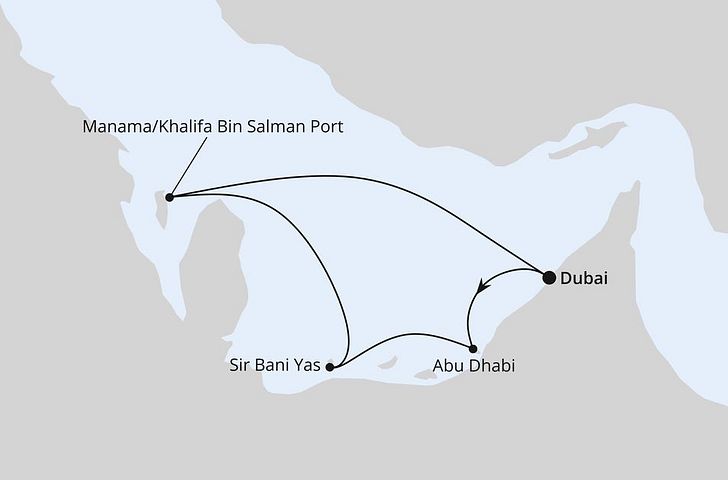 Impressionn zu AIDA PREMIUM All Inclusive Winter 2025/26 - AIDAprima - Orient ab Dubai