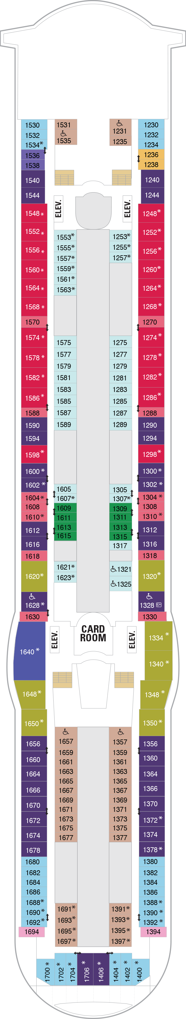 Liberty of the Seas - Royal Caribbean International - Deck 10 (Deck 10)