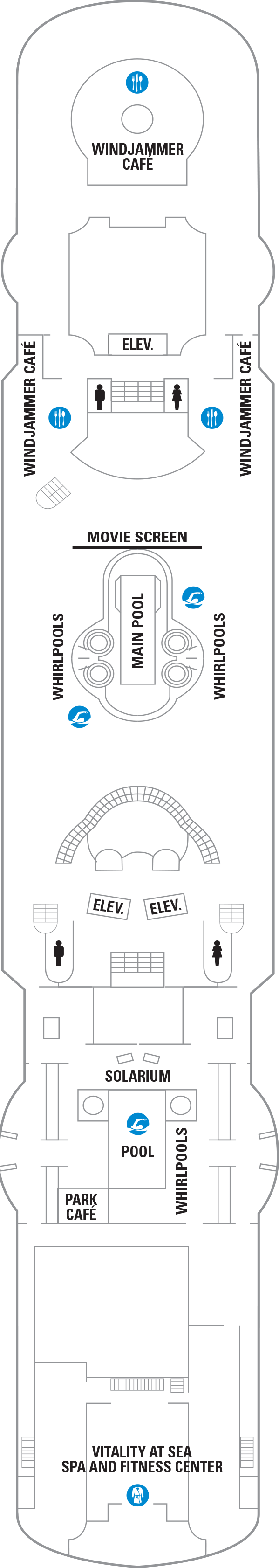 Vision of the Seas - Royal Caribbean International - Deck 9