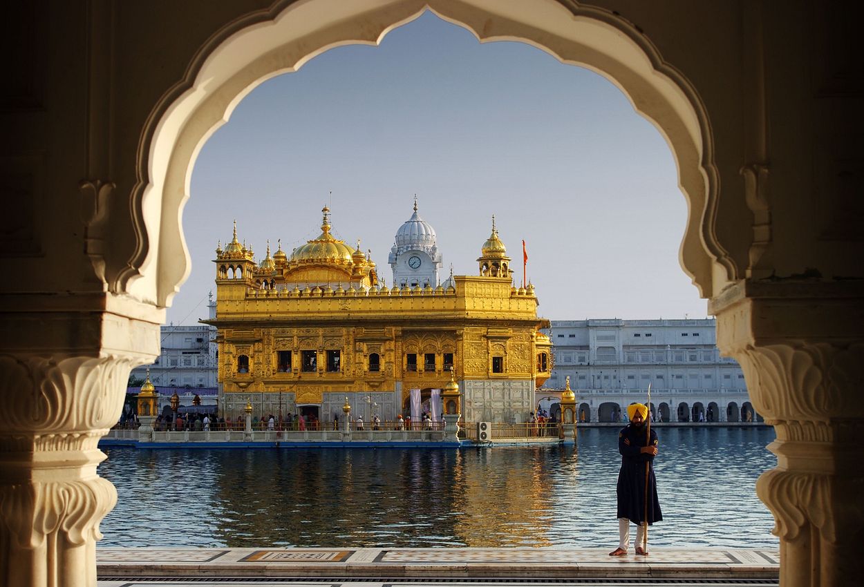 Der goldene Tempel von Amritsar, Indien