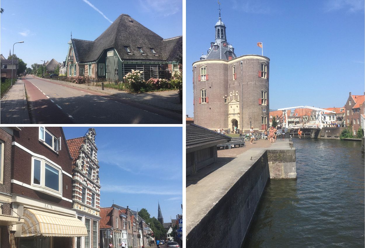Zauberhafte Häuser in Enkhuizen