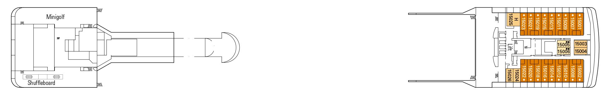 MSC Musica - MSC Cruises - DECK 15 - CANTATA