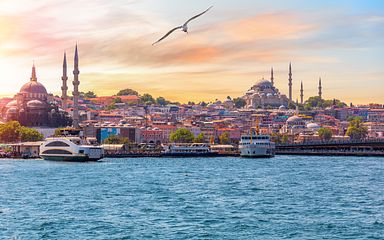 östliches mittelmeer mit istanbul