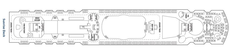 Celebrity Infinity - Celebrity Cruises - 11 SUNRISE DECK