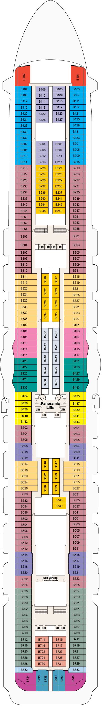 Regal Princess - Princess Cruises - Deck 11 (Baja)