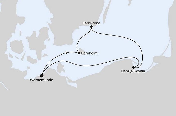 Impression zu Sommer 2026 - AIDAmar oder AIDAdiva - Kurzreise nach Danzig & Bornholm