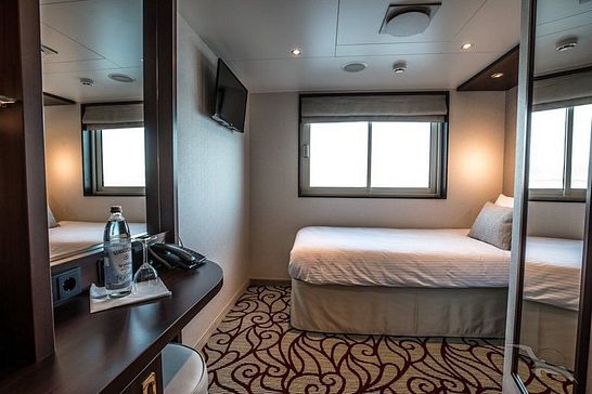 MS Swiss Crystal - Phoenix Flusskreuzfahrten - Einzel außen Emeralddeck (E)