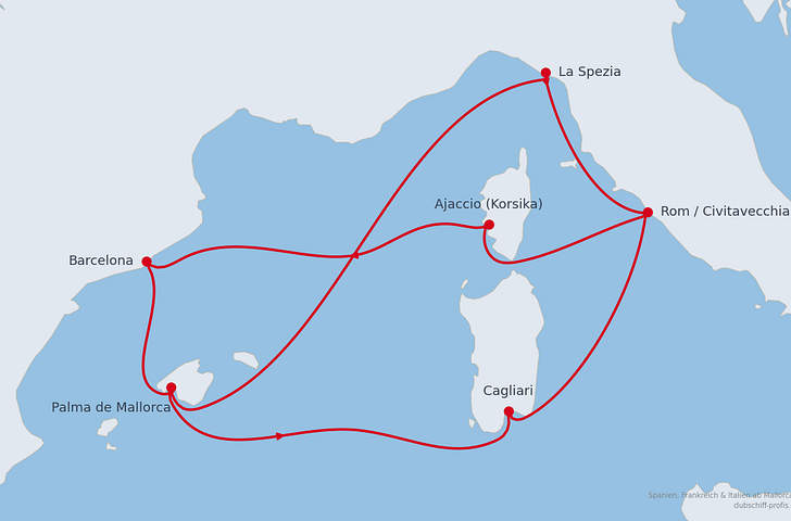 Impression zu AIDA All Inclusive Sommer 2027 - AIDAcosma - Spanien, Frankreich & Italien